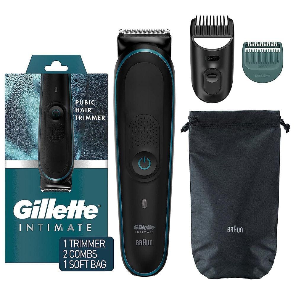 Aparador de beleza corporal Gillette Intimate Manscape para homens