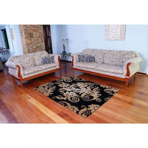 Tapete Veludo 1.00m X 1.50m Marbella Moderno Floral Rayza