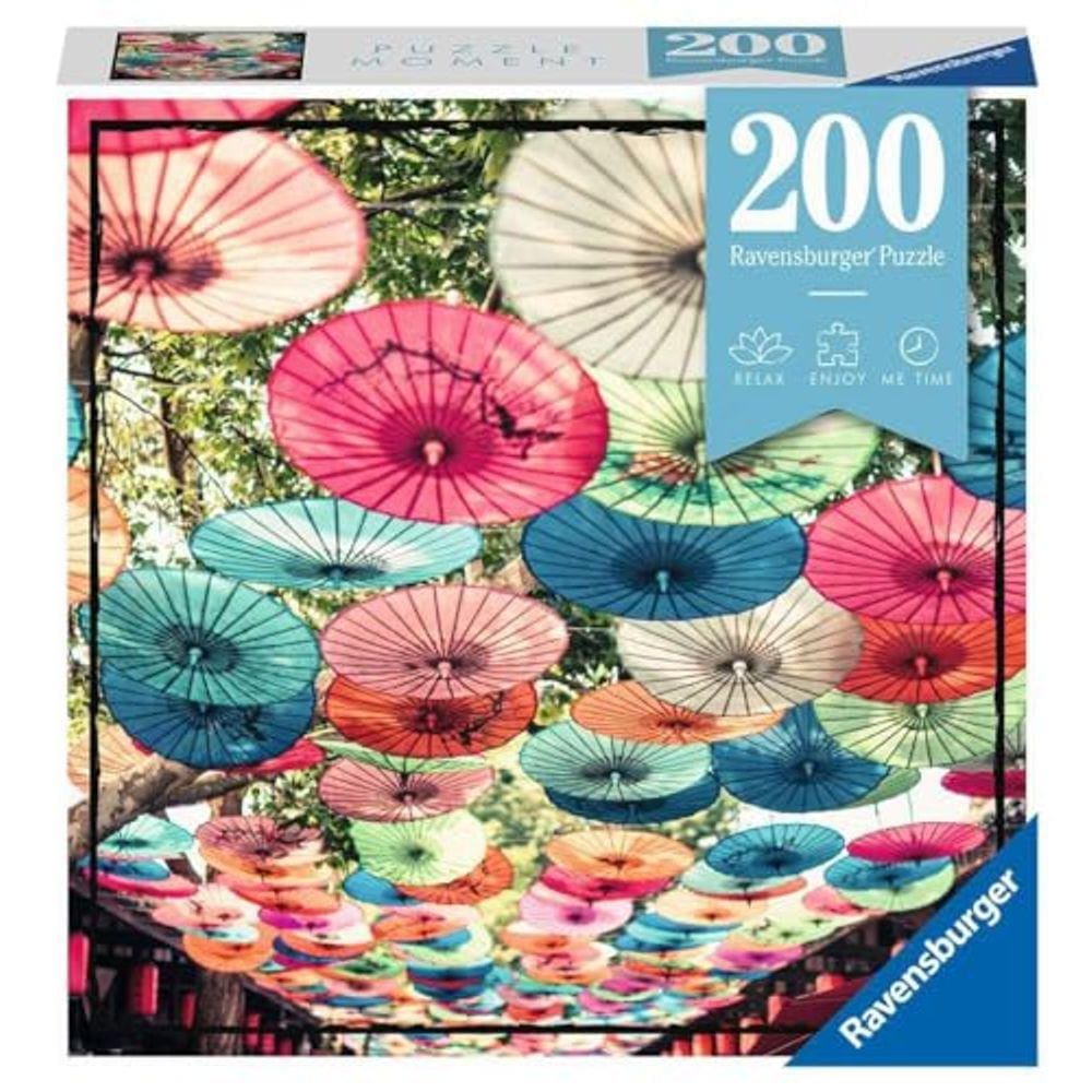 Quebra-cabeça Ravensburger Moment Umbrellas 200 peças