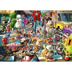Quebra-cabeça Ravensburger The Dog Walker 500 peças