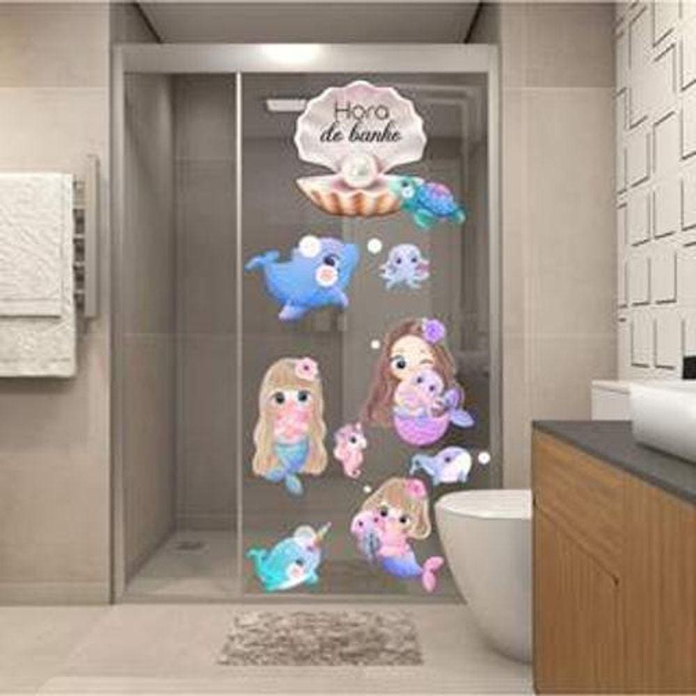 Adesivo Para Box Fundo Do Mar Mod30