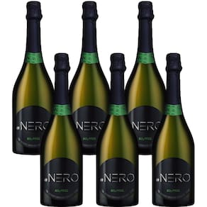 Cx 6 Espumante Brut Branco Ponto Nero Cult SO2 Free 750 ml