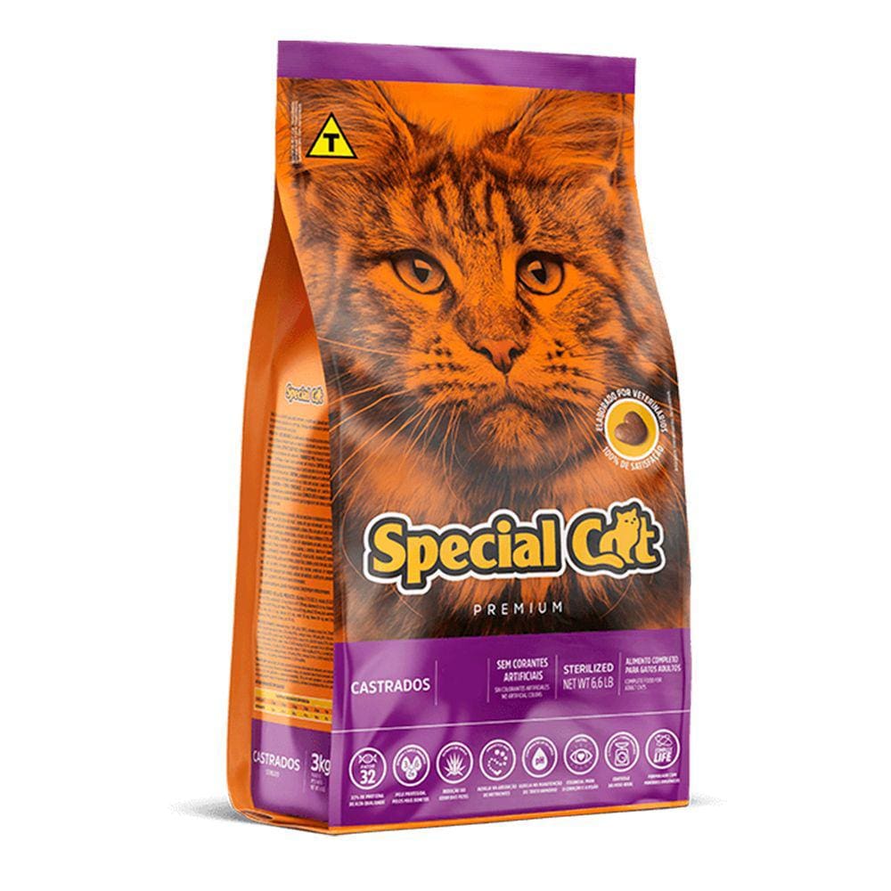 Ração Special Cat Adultos Castrados 20kg