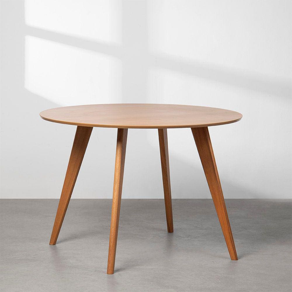 Mesa De Jantar Square Redonda Freijó 80Cm