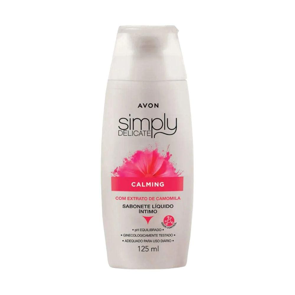 Sabonete Líquido Íntimo Simply Delicate Calming com Extrato de Camomila 250ml