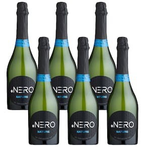 Caixa 6 Espumante Branco Nature Cult Ponto Nero 750 ml