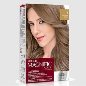 Kit Coloração Amend Magnific Color 7.0 Louro Natural - 200g