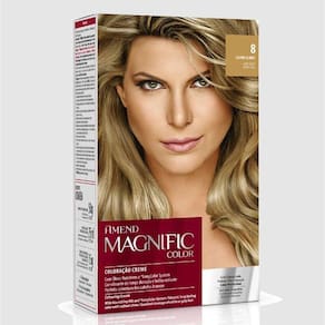 Kit Coloração Amend Magnific Color 8.0 Louro Claro - 200g