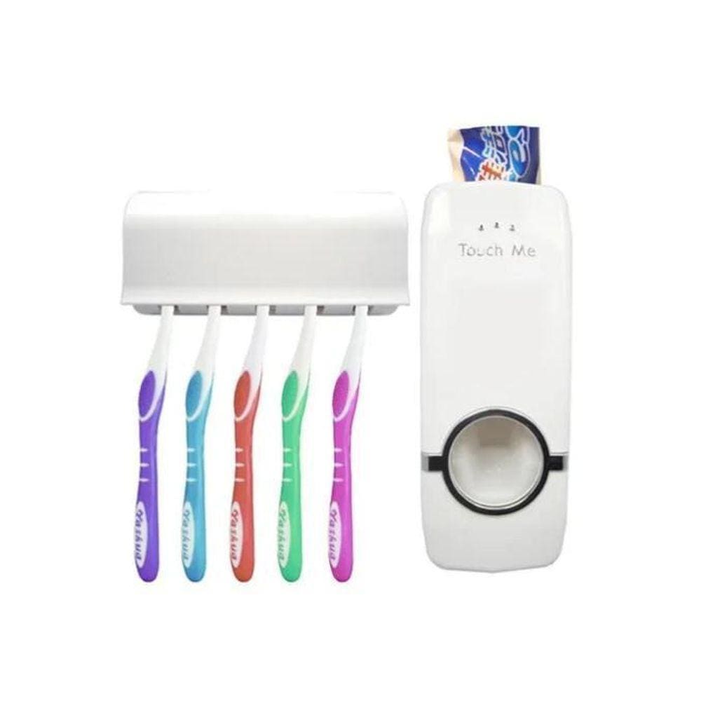 Dispenser Automático Creme Dental + Suporte Escovas