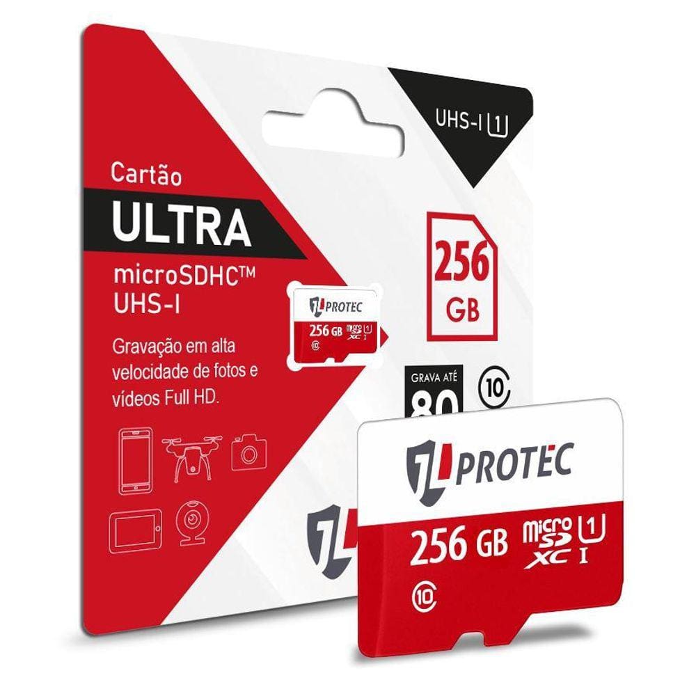 Cartão De Memória Microsd 256Gb