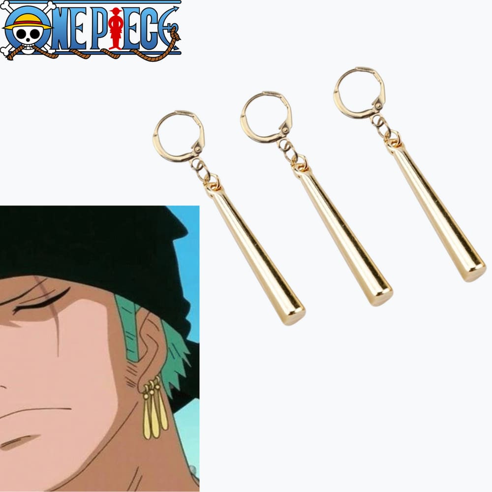 Kit 3 Brincos One Piece - Roronoa Zoro