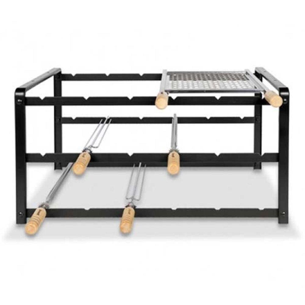 Kit Suporte 1006 Em Aço Carbono - Giragrill