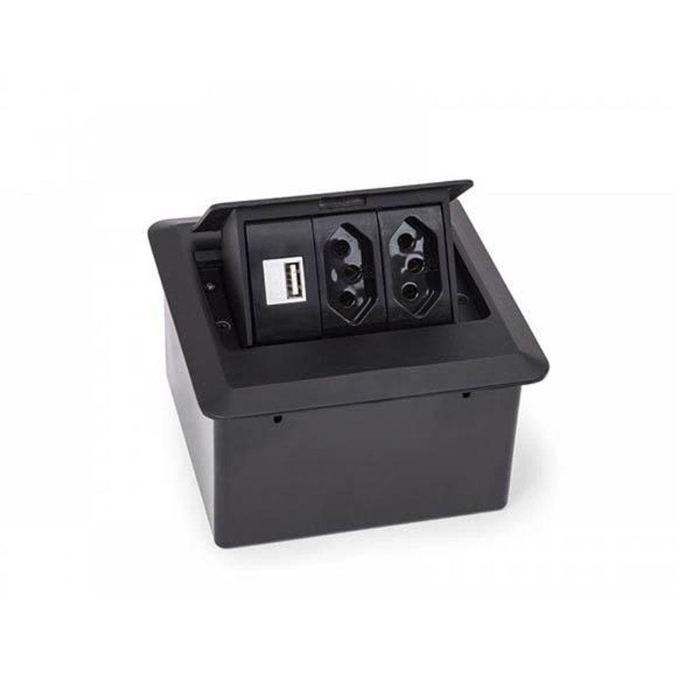 Caixa De Mesa Pratik 128 Sobrep R10 3 Blocos - 2Tom/1Bl-Key