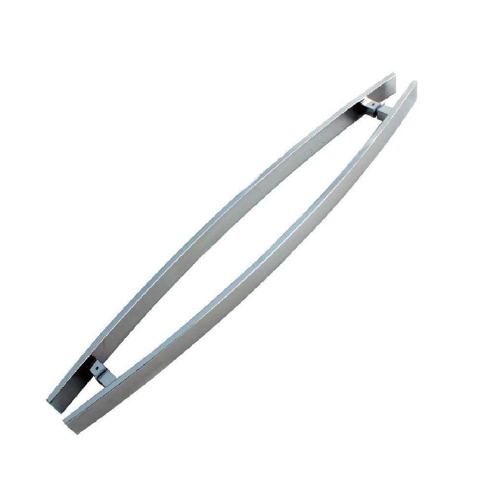 Puxador Duplo Chato Eco 40X500 400Mm Inox Polido Geris