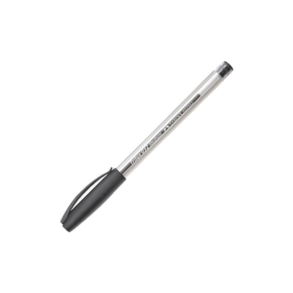 Caneta Esferográfica Preto 1.0Mm Trilux Faber Castell