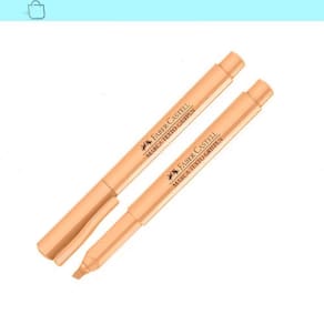 Marca Texto Tons Pastel Laranja Grifpen Faber-Castell