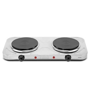 Fogão Elétrico Fama Ffg01 Inox 2 Bocas 2000w 220v