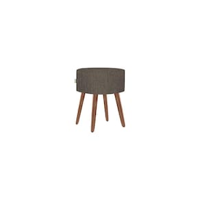 Puff Roma Pés Palito 50cm Marrom 1 Unidade