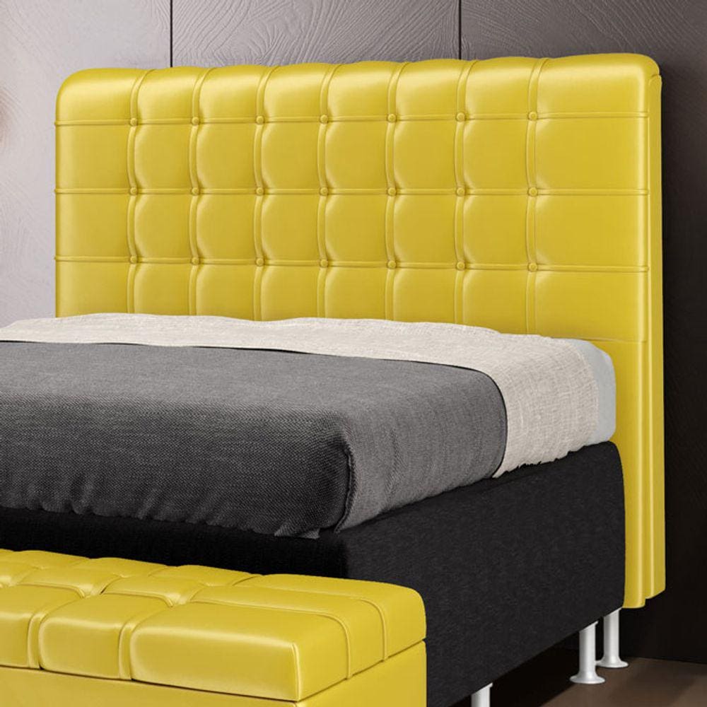 Cabeceira Rana 195 / N-035 Veludo Amarelo
