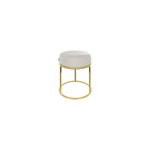 Puff Londres Luxo 50cm Bege