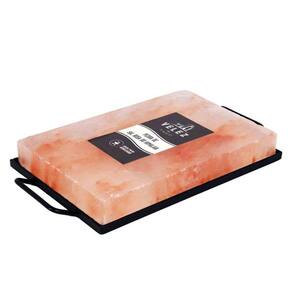 Pedra de Sal Rosa Himalaia VELEZ 20x30 com Suporte