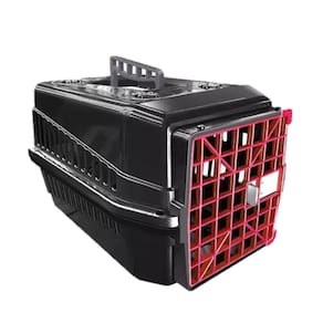 Caixa de Transporte Preto de Pet Animal Pequeno Porte N1
