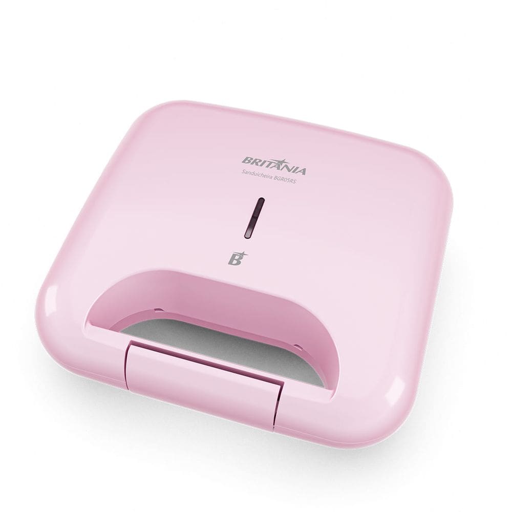 Sanduicheira Britânia BGR05RS Rosa Antiaderente 750W