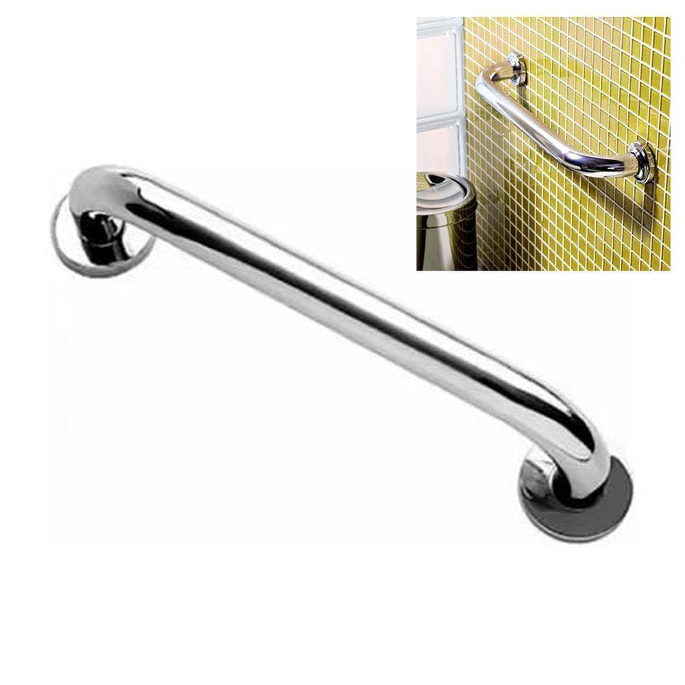 Alça de Apoio 30cm Barra Inox Banheiro Box Idoso Gestante Segurança Apoio Acessibilidade