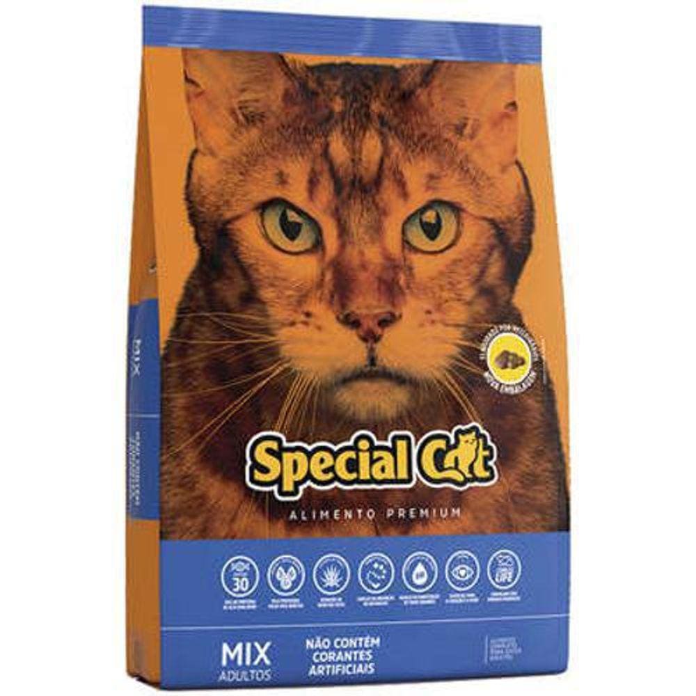 Ração Special Cat Mix Premium Para Gatos Adultos- 1Kg