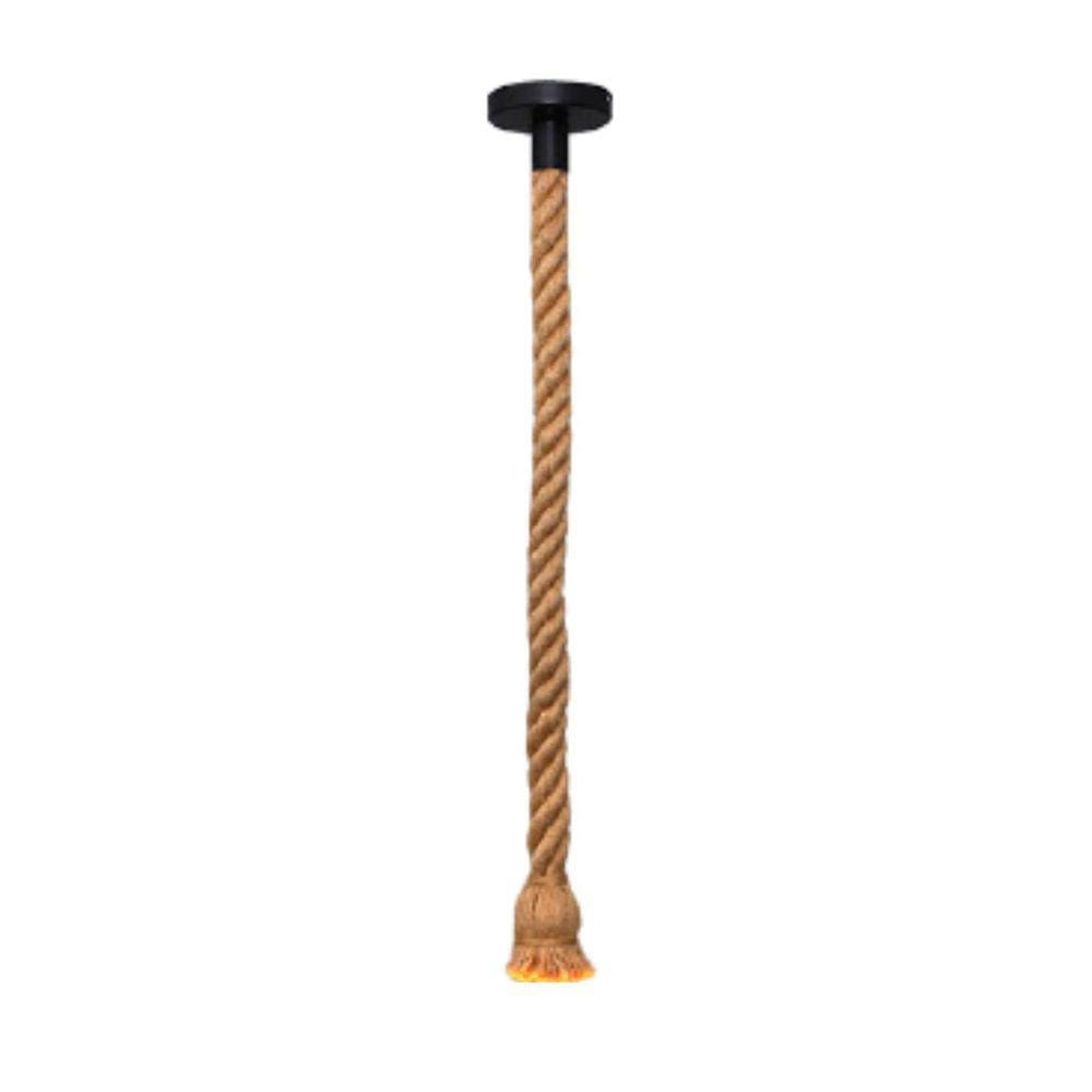 Pendente Corda Sisal 1,80M Nó Laço Retro Rústico Vintage