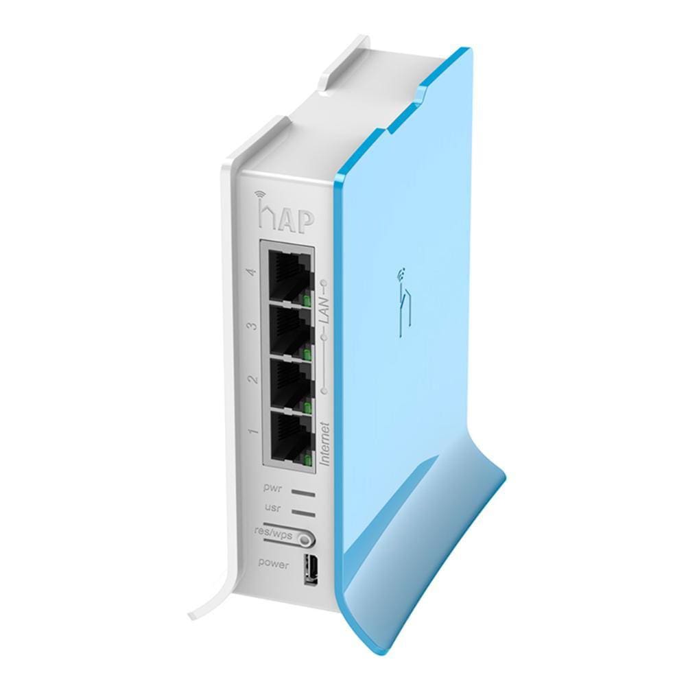 Roteador Wi-Fi Mikrotik hAP lite - 2.4 GHz - RouterOS - RB941-2ND-TC - Reg. Anatel: 04620-18-03817