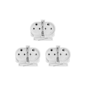 Kit 3 Soquetes 2G11 Base Tomadinha Para Lâmpada Pl 4 Pinos