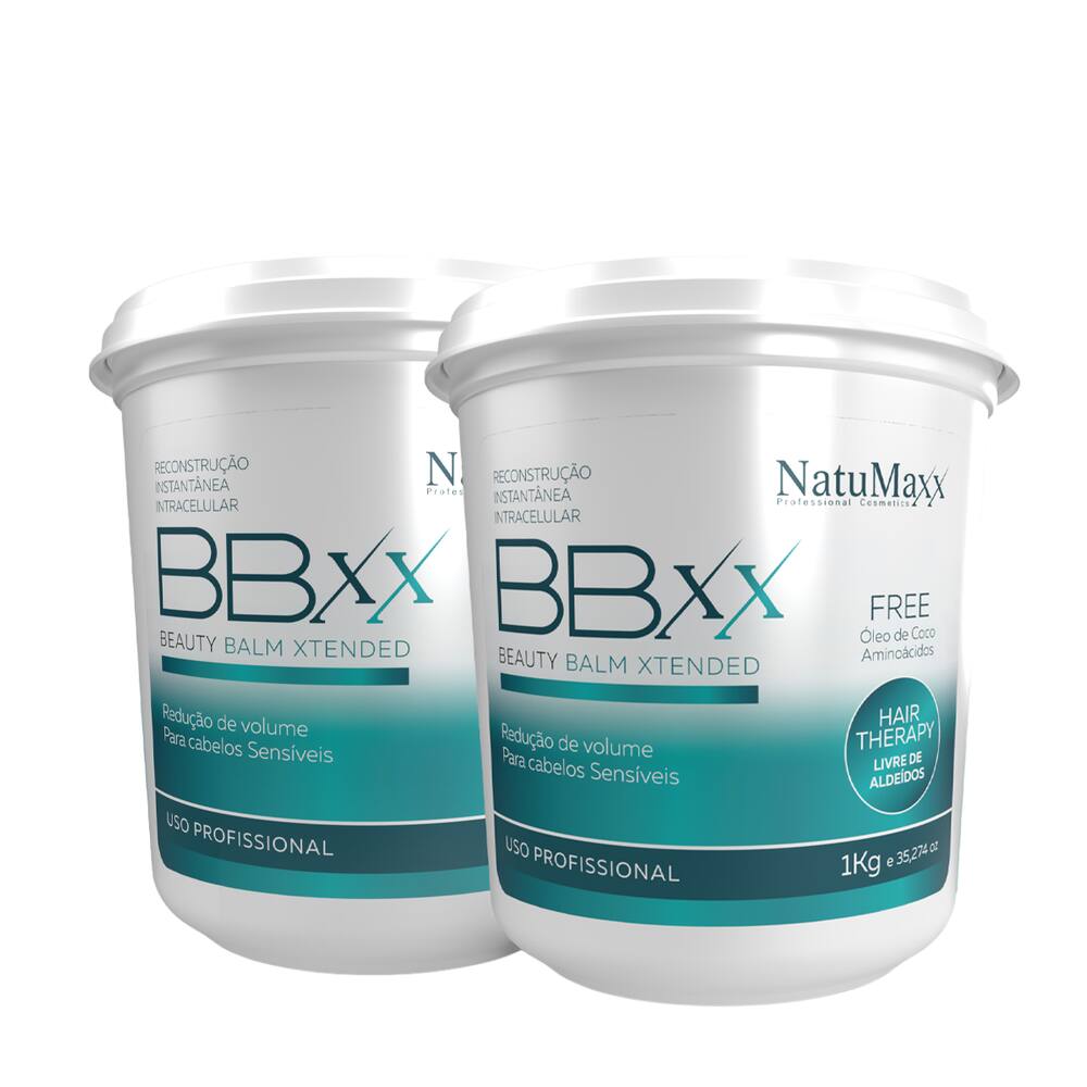 Kit 2 Bbxx Beauty Balm Xtended Free NatuMaxx 1kg