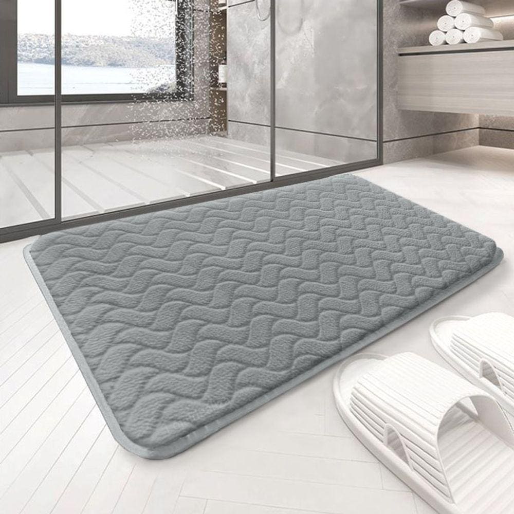 2 Tapete Banheiro Super Soft Macio Antiderrapante Orcz 40x60