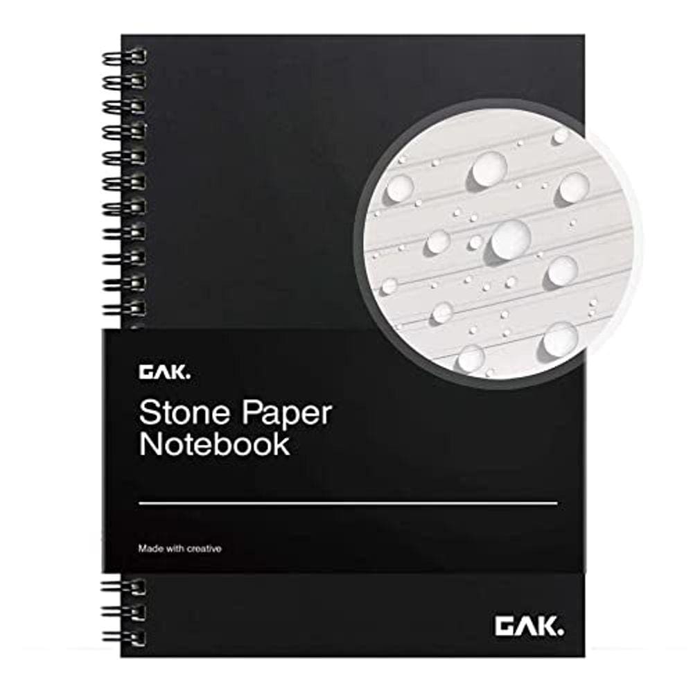 Caderno GAK. Papel de pedra impermeável A5 tamanho 50 folhas