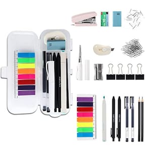 Kit de material de escritório AIBGALE 123 unidades com organizadores de mesa