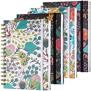 Caderno espiral OMEYA A5 Lined Journal 160 páginas 16x21cm 4 P