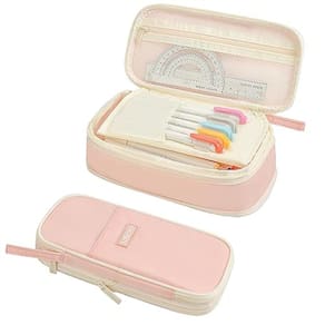 Estojo de lápis YOKUMA, bolsa de lápis fofa para meninas de grande capacidade
