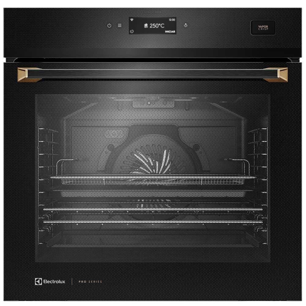 Forno Elétrico de Embutir Electrolux Expert Pro Series com 80 Litros de Capacidade, Grill e Painel Touch Preto - OE