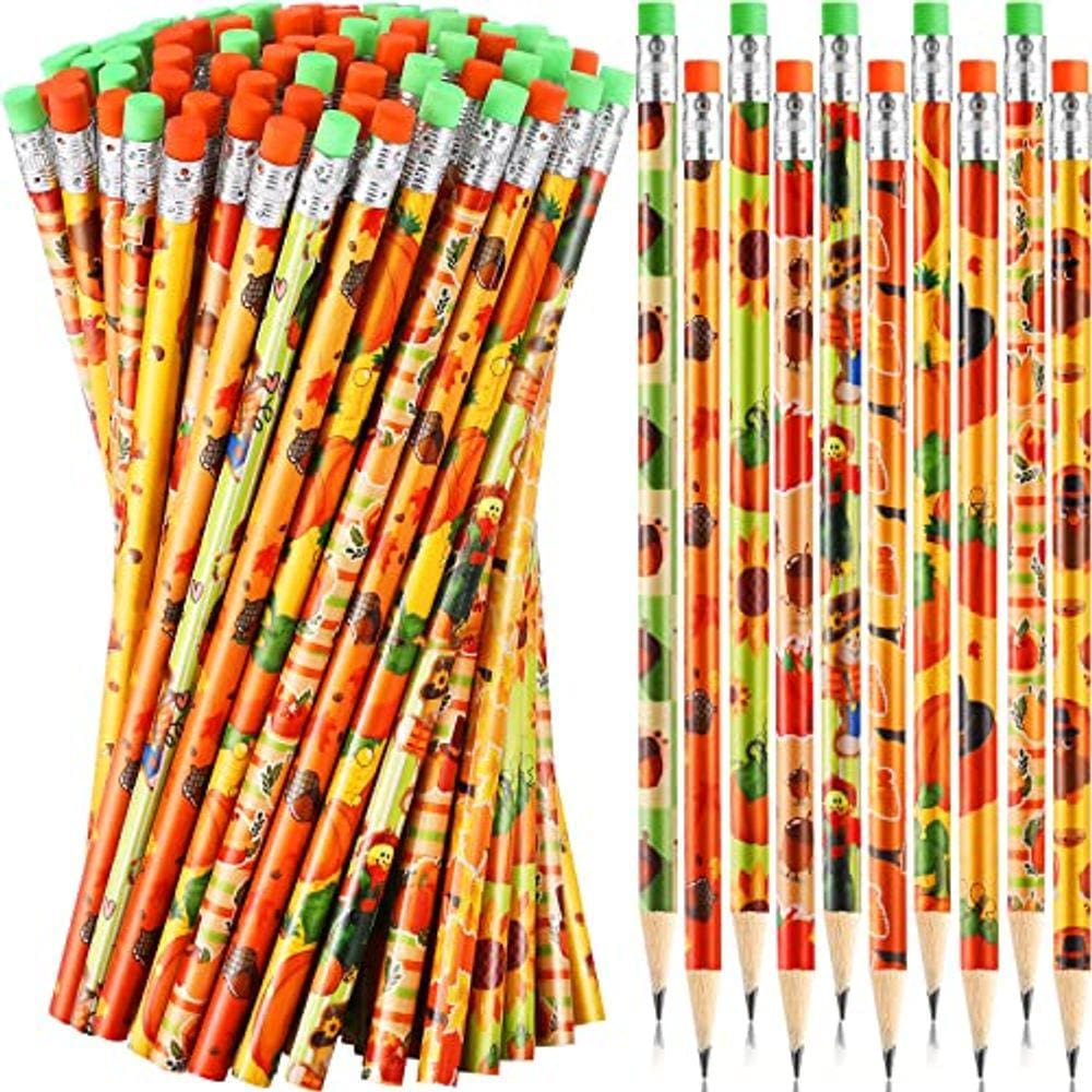 Conjunto de lápis Critin Fall Thanksgiving Sortimento 100 unidades