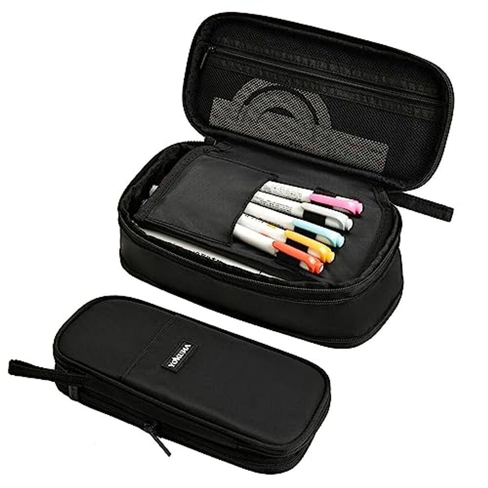 Estojo de lápis YOKUMA Big Capacity para meninos preto