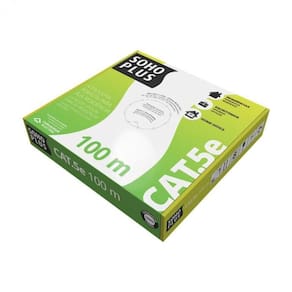 Cabo Lan U-utp Cat.5e 24 Awg 4 Pares Cmx Caixa C- 100 Metros Branco 100% Cobre 23200124