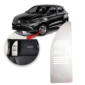 Descanso De Pé Fiat Argo Todos Escovado Prata