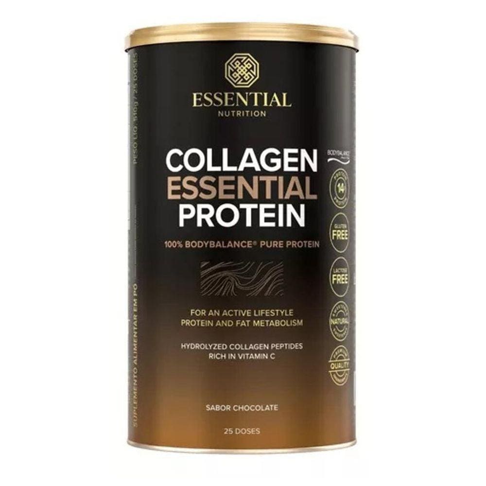 Collagen Essential Protein Chocolate Trufado Lata 510G