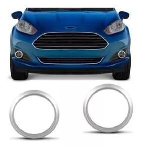 Par Aro Aplique Grade Farol Milha New Fiesta 2014 15 A 2017