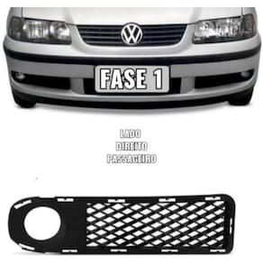 Grade Moldura Farol Milha Saveiro G3 2000 01 2002 Direito F1