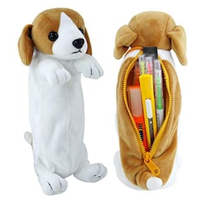 Estojo de lápis BB FUNHOUSE Cute Dog Beagle 3D Plush para menino
