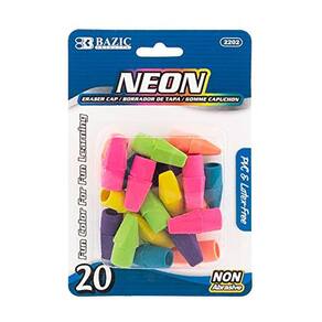 Borrachas de lápis Eraser Top Basic sem látex (20/pacote) 1-