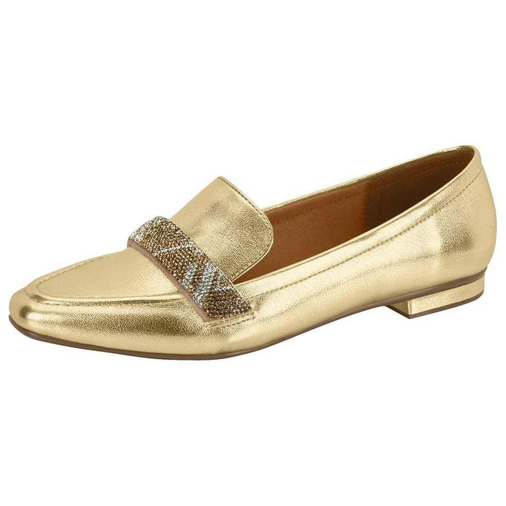 Sapatilha Feminina Metalizada Strass Vizzano 1351.107