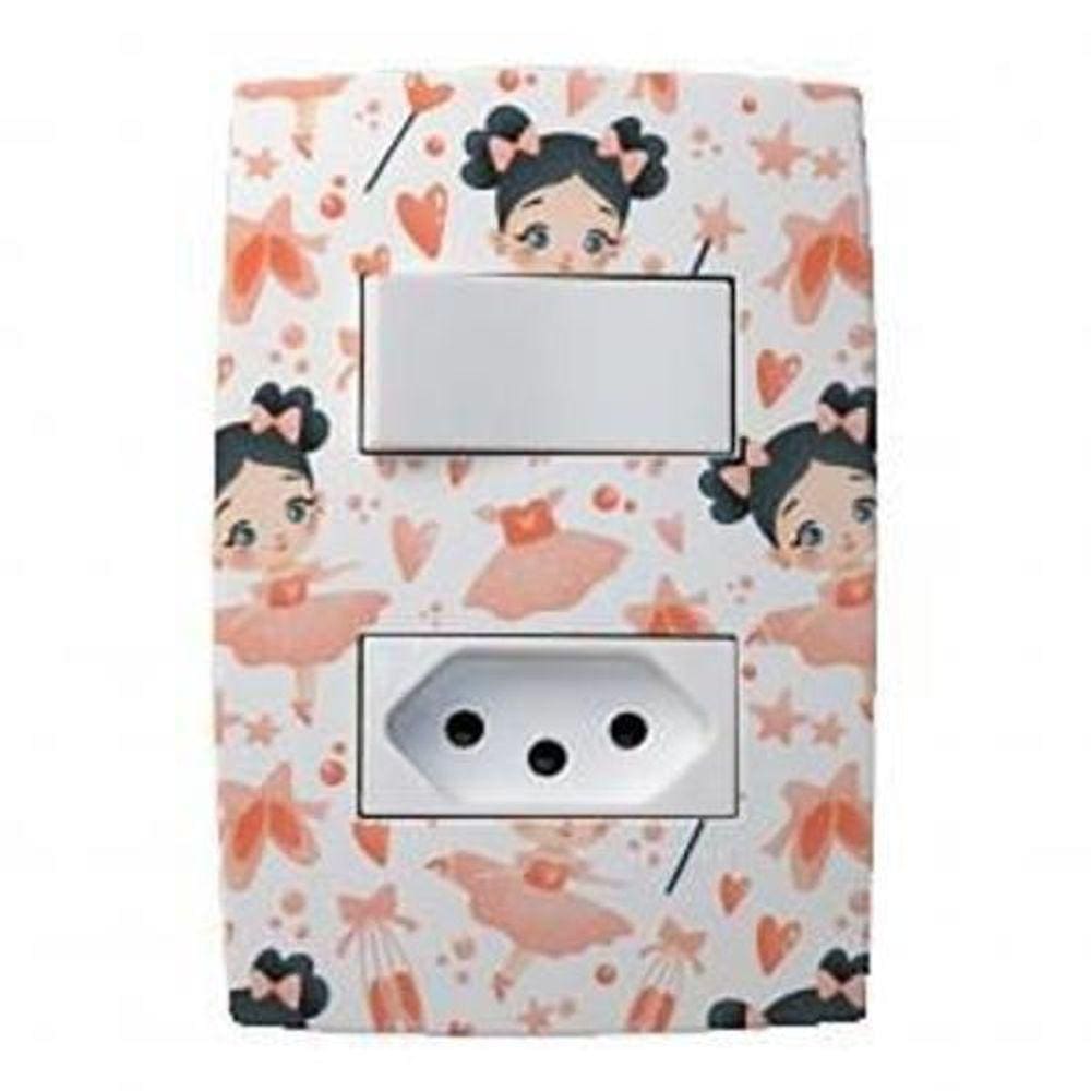 Adesivo Interruptor Bailarina Mod2